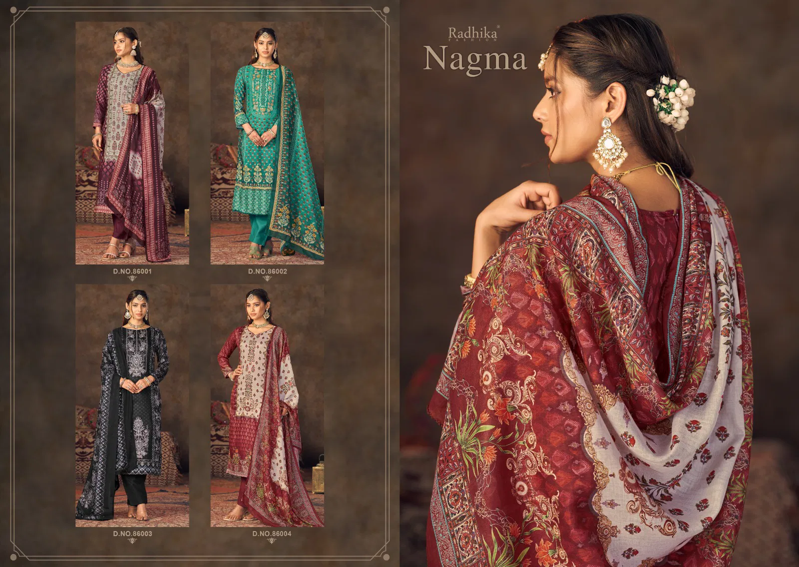 Nagma By Azara Radhika Rayon Digital Printed Dress Material Wholesalers In Delhi
